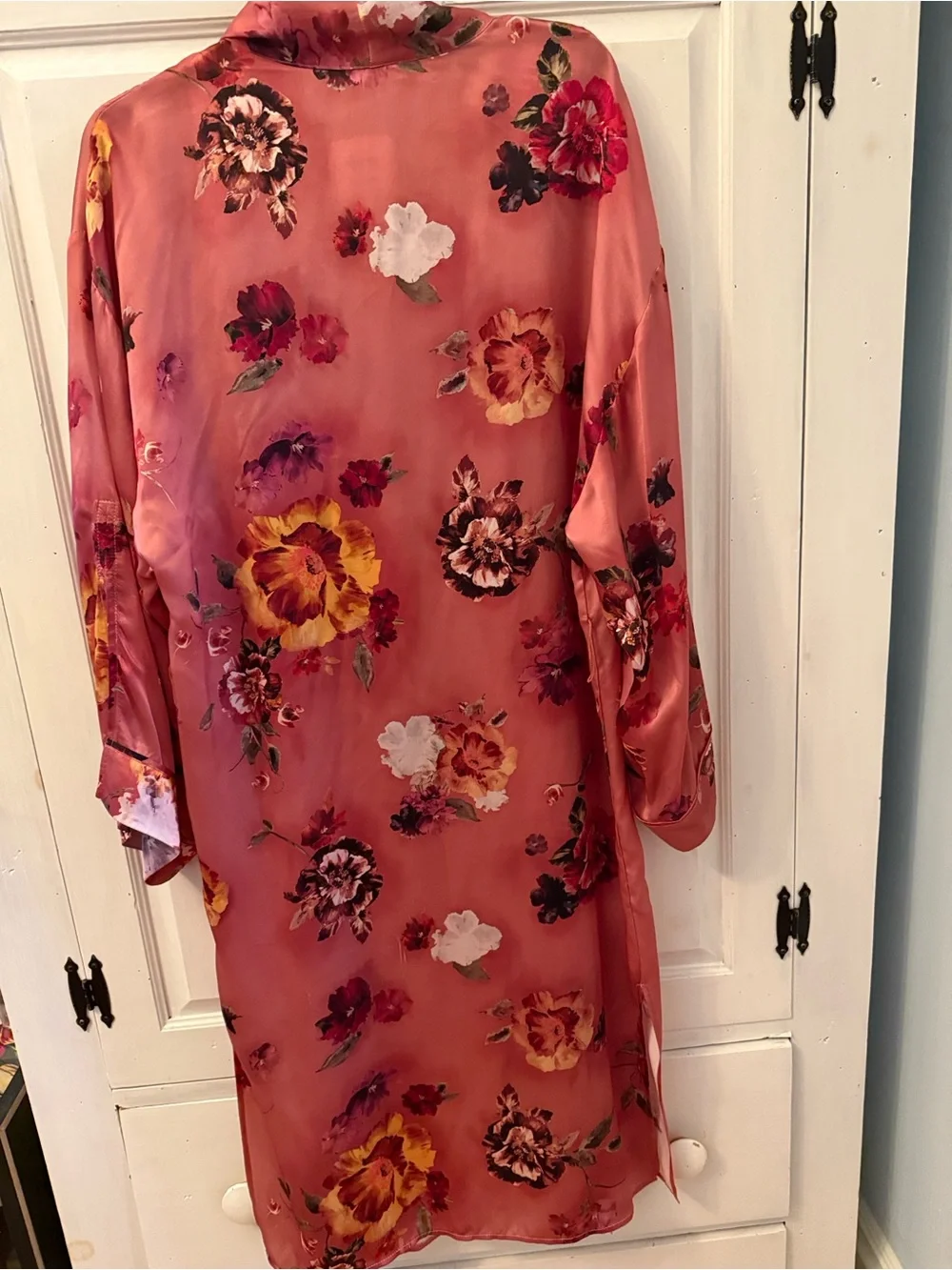 Nordstrom Pink Floral Silk robe or jacket